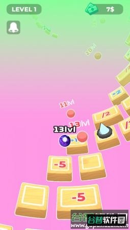 升级弹跳游戏下载安装(Level Up Bounce)截图2