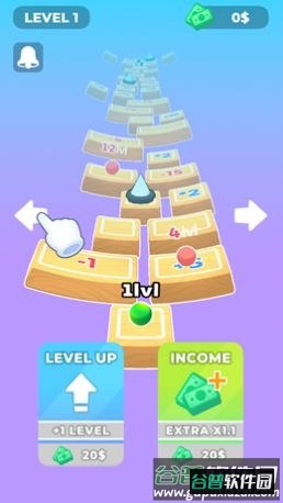 升级弹跳游戏下载安装(Level Up Bounce)截图3