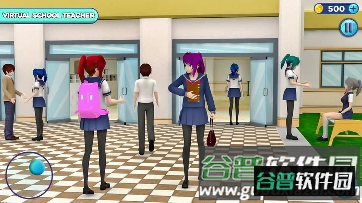 动漫虚拟学校老师游戏(Anime School Teacher)截图2
