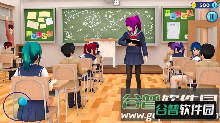 动漫虚拟学校老师游戏(Anime School Teacher)截图3