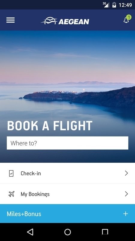 爱琴海航空软件(Aegean Airlines)截图1