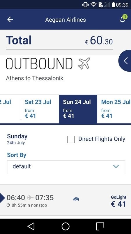 爱琴海航空软件(Aegean Airlines)截图2