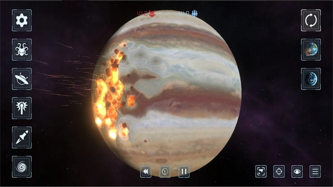 行星爆炸模拟器最新版本截图1