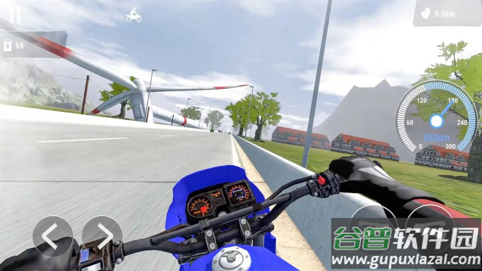 摩托车比赛3D游戏截图1