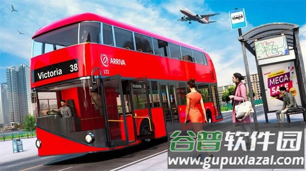 Euro City Bus Tourist Driver游戏截图3