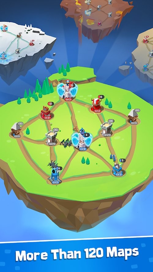 塔楼冲突无限金币钻石版(Tower Clash)截图1