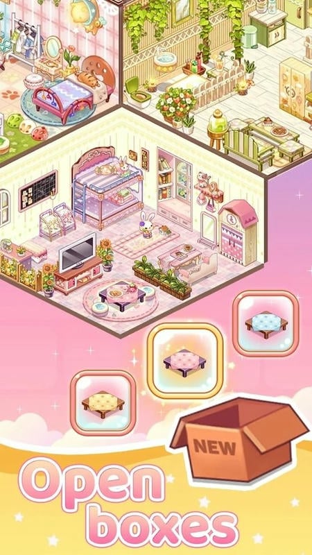 梦想家园内置菜单版(Kawaii Decor Life)截图2