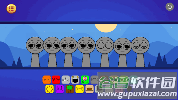 节奏合作Sprunki-冷酷打击截图2