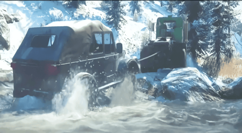 雪地奔驰手游截图1