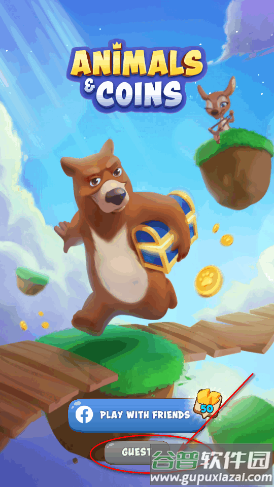 动物冒险攒金币游戏(Animals＆Coins)