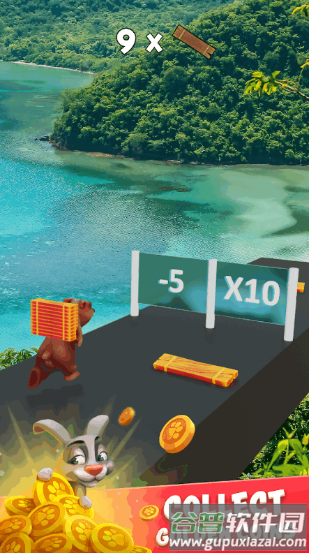 动物冒险攒金币游戏(Animals＆Coins)截图5