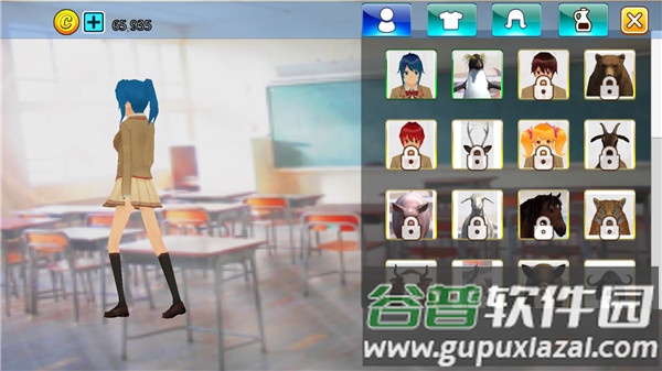 樱花动物校园模拟器中文版(Animal School Simlulator どうぶつスク`ルシミュレ`タ`)截图1