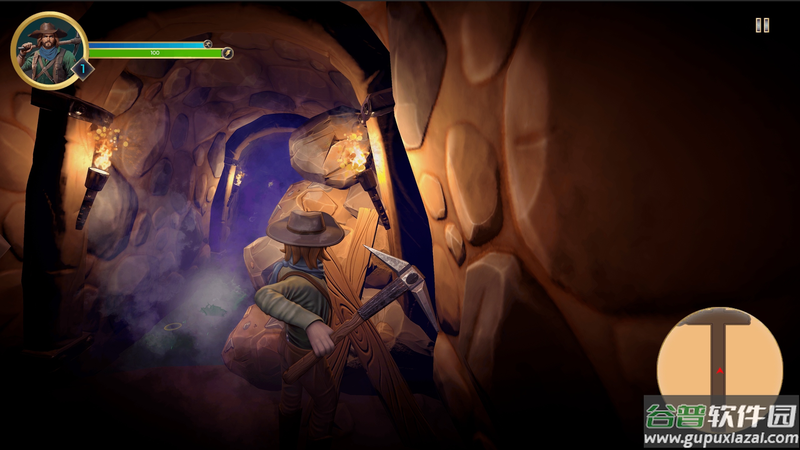 矿工逃生游戏截图2