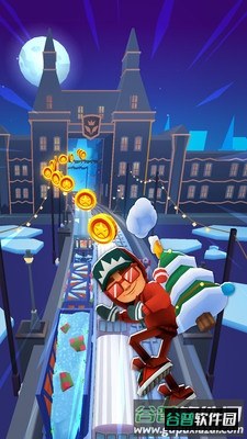 地铁跑酷冰雪节内购免费版服装全解锁截图2