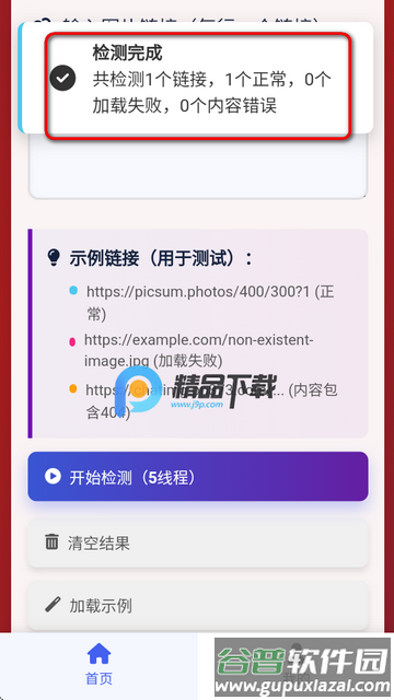 图片链接检测状态 图片链接检测状态