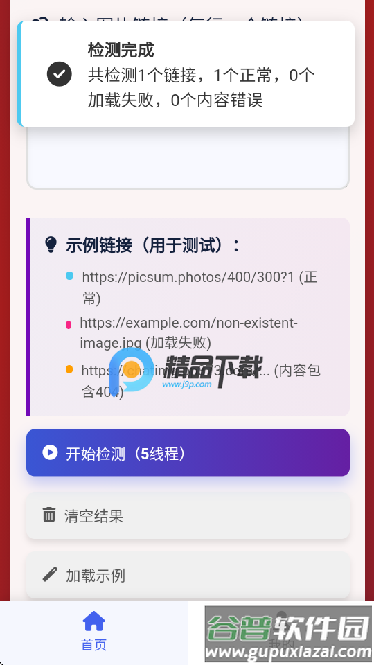图片链接检测状态截图3