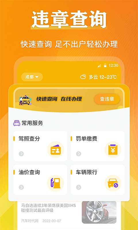 交管12123查违章截图2