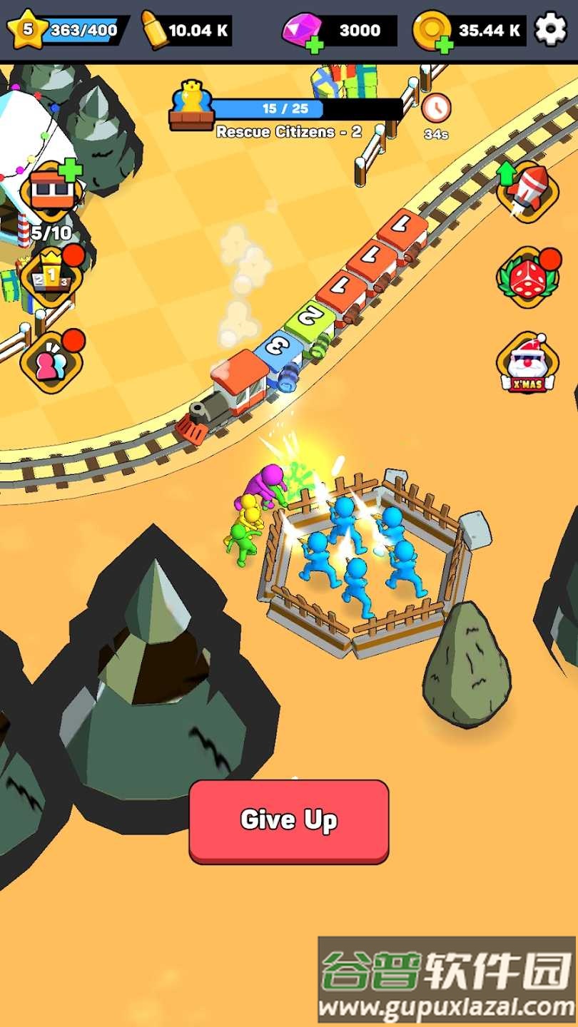 火车大亨僵尸猛攻Train Tycoon: Idle Defense截图3