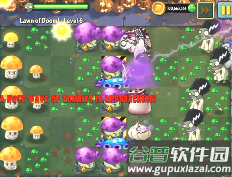 植物大战僵尸末日草坪随机版