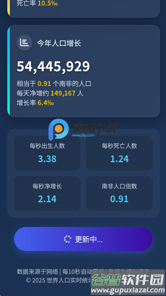 人口查询世界人口实时统计截图1
