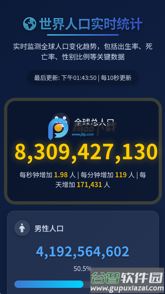 人口查询世界人口实时统计截图5