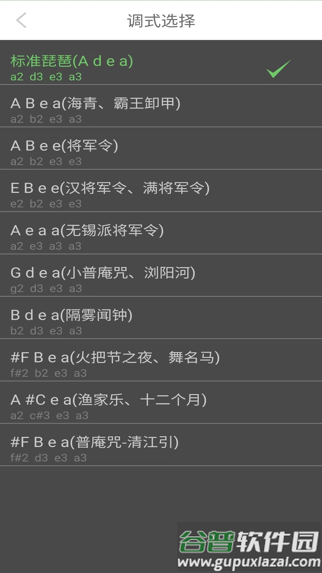 智能琵琶调音器APP