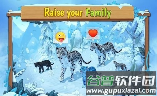 雪豹家族模拟器游戏截图1