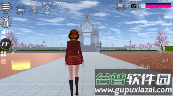 樱花校园模拟器菜单版(SAKURA SchoolSimulator)