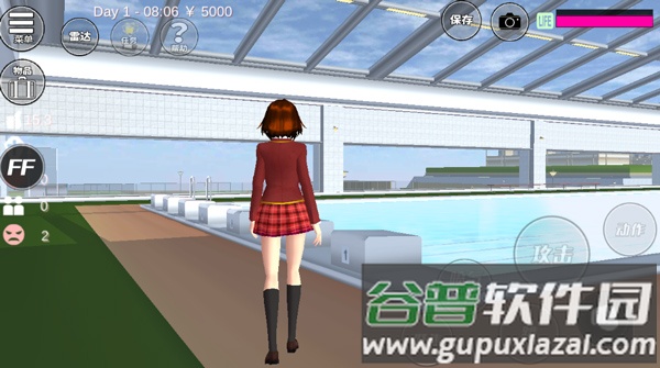 樱花校园模拟器菜单版(SAKURA SchoolSimulator)