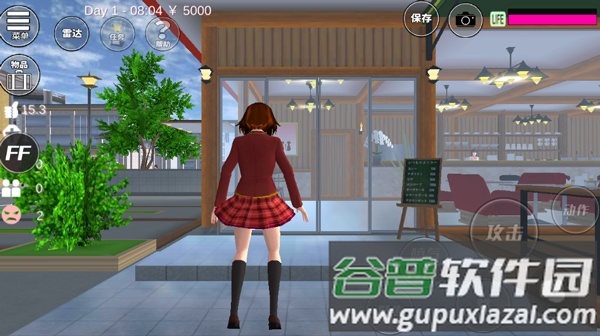 樱花校园模拟器菜单版(SAKURA SchoolSimulator)