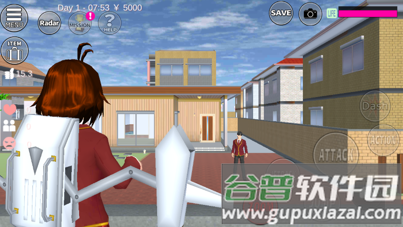 樱花校园模拟器菜单版(SAKURA SchoolSimulator)截图2