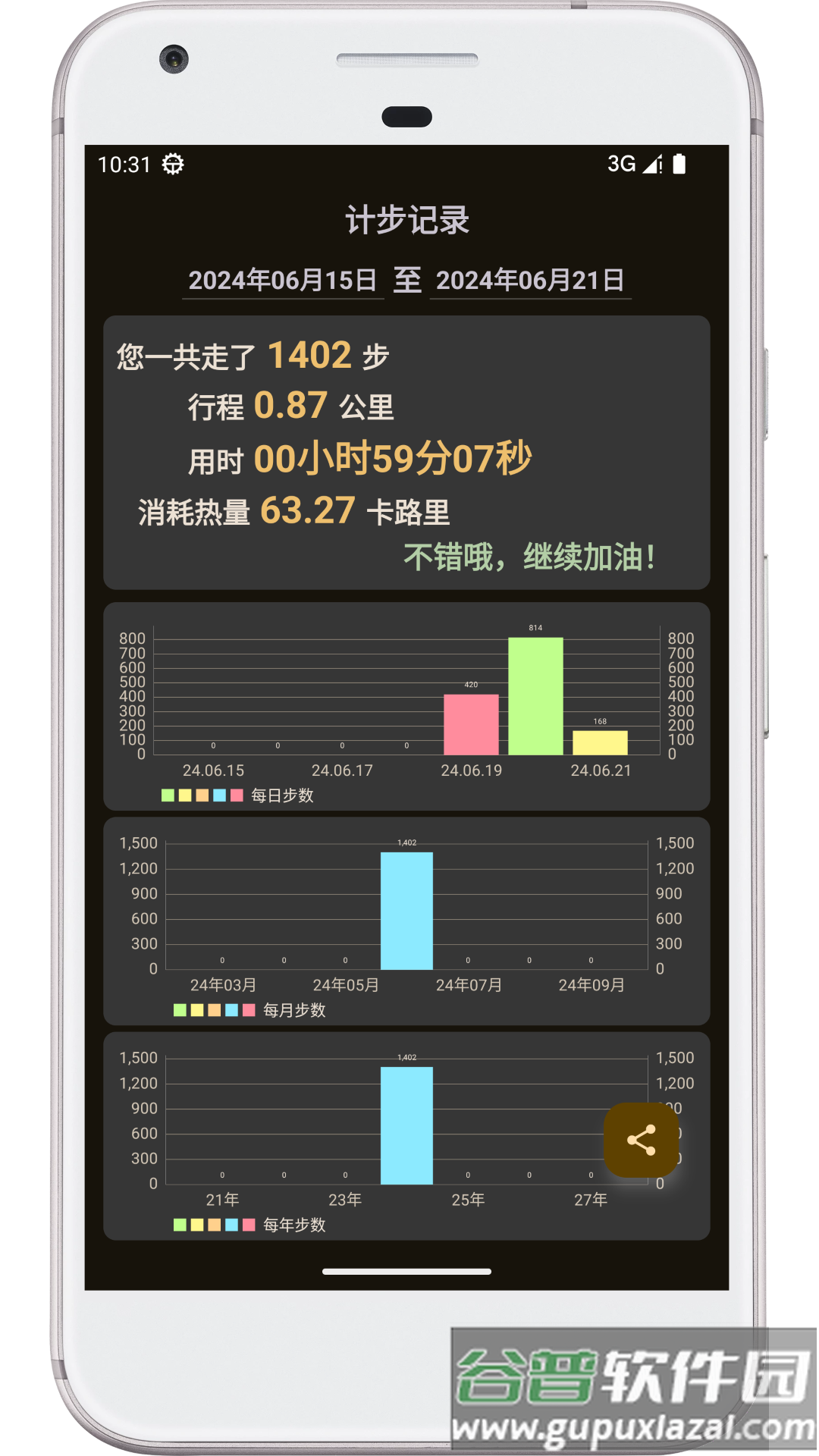图乐计步器软件截图4