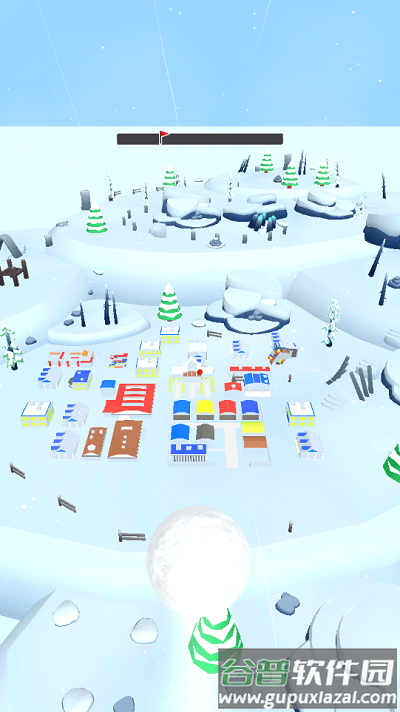 雪球砸城市游戏(snowslide)截图3