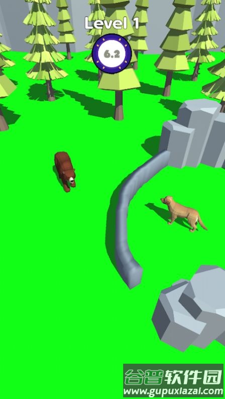 画墙保护狗狗3D游戏下载(Protect The Dog 3D)截图1