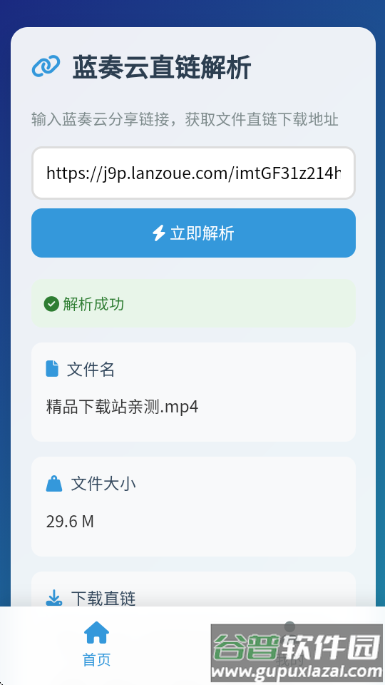 蓝奏云直链解析app截图1