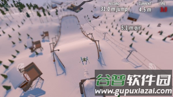 雪山滑雪大冒险手游(Grand Mountain)截图1