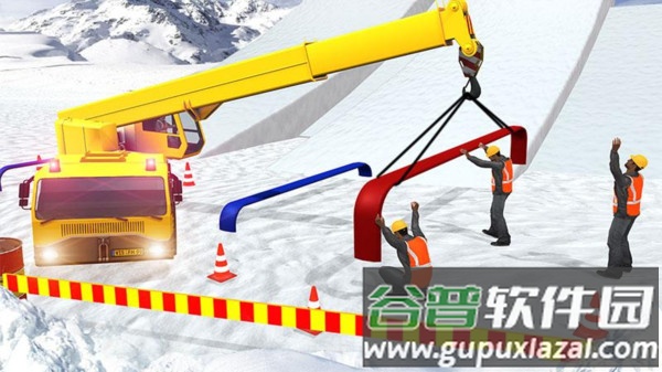 雪山挖掘机模拟器游戏截图1