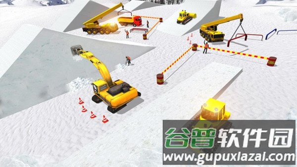雪山挖掘机模拟器游戏截图2