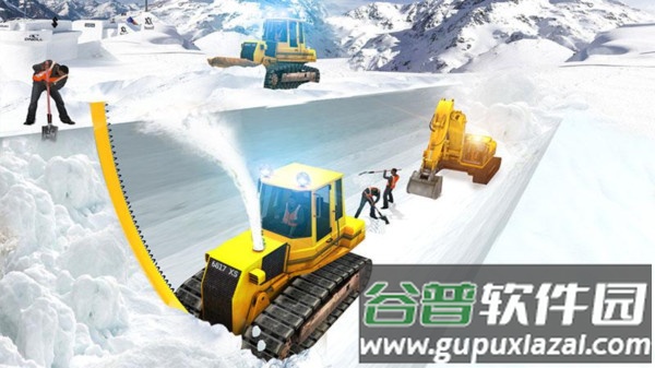 雪山挖掘机模拟器游戏截图4