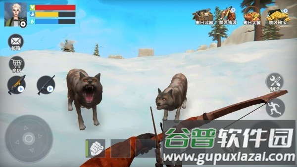 雪地竞赛游戏截图3