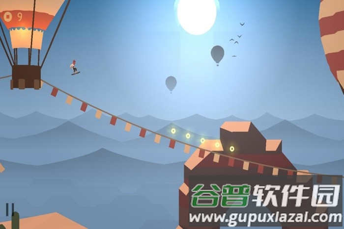 雪地滑翔机游戏截图1