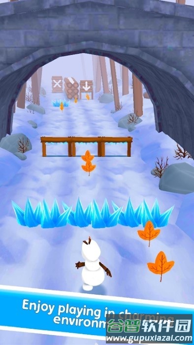 雪人狂奔冰冻之旅游戏截图1