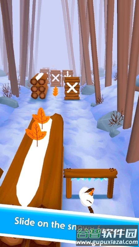 雪人冲刺之旅游戏(snowman rush)截图1