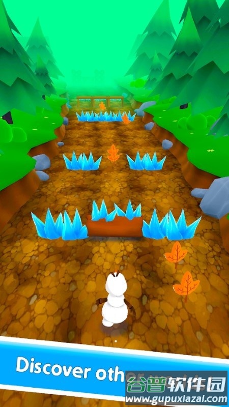 雪人冲刺之旅游戏(snowman rush)截图2