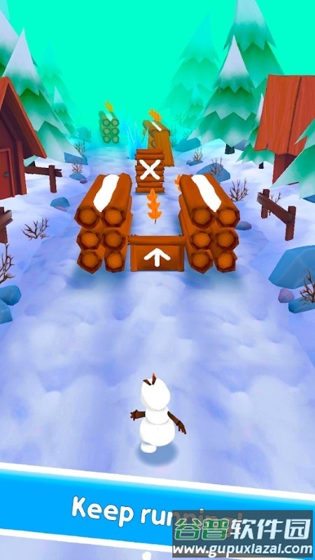 雪人冲刺之旅游戏(snowman rush)截图3