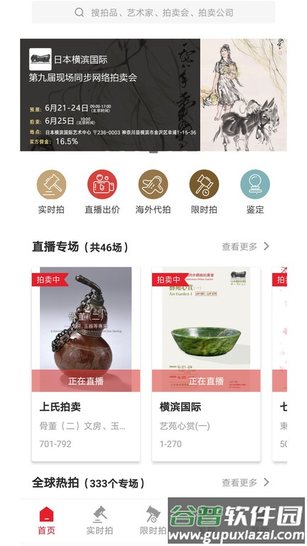 雅鉴艺术品拍卖网截图4