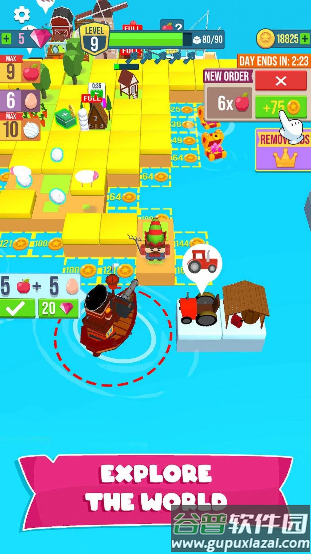 成长岛农场沙盒游戏下载安装(Grow Island)