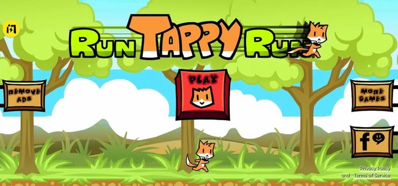 小狐狸跑酷小游戏(Tappy Run)截图1