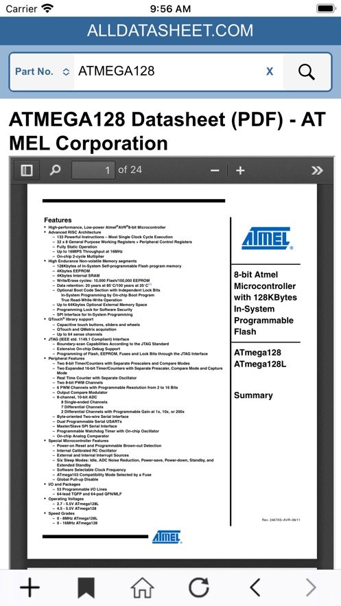 alldatasheet中文版截图2