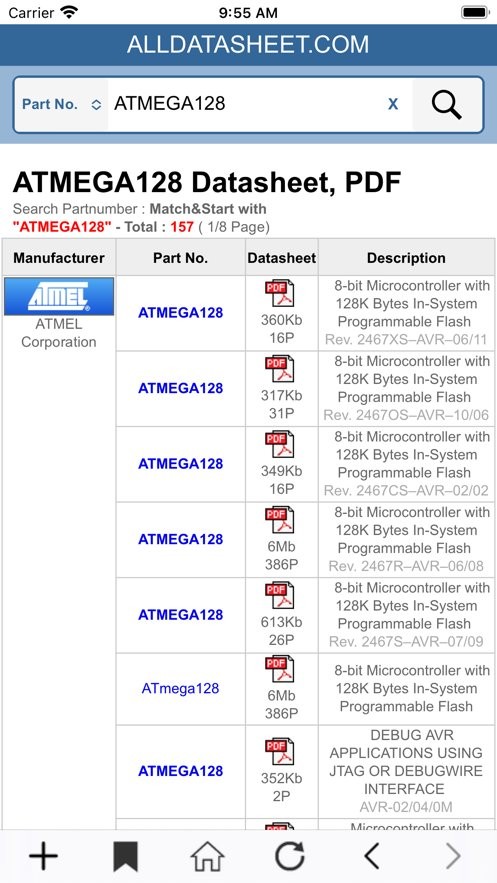 alldatasheet中文版截图3